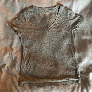 Grey V-neck t shirt
